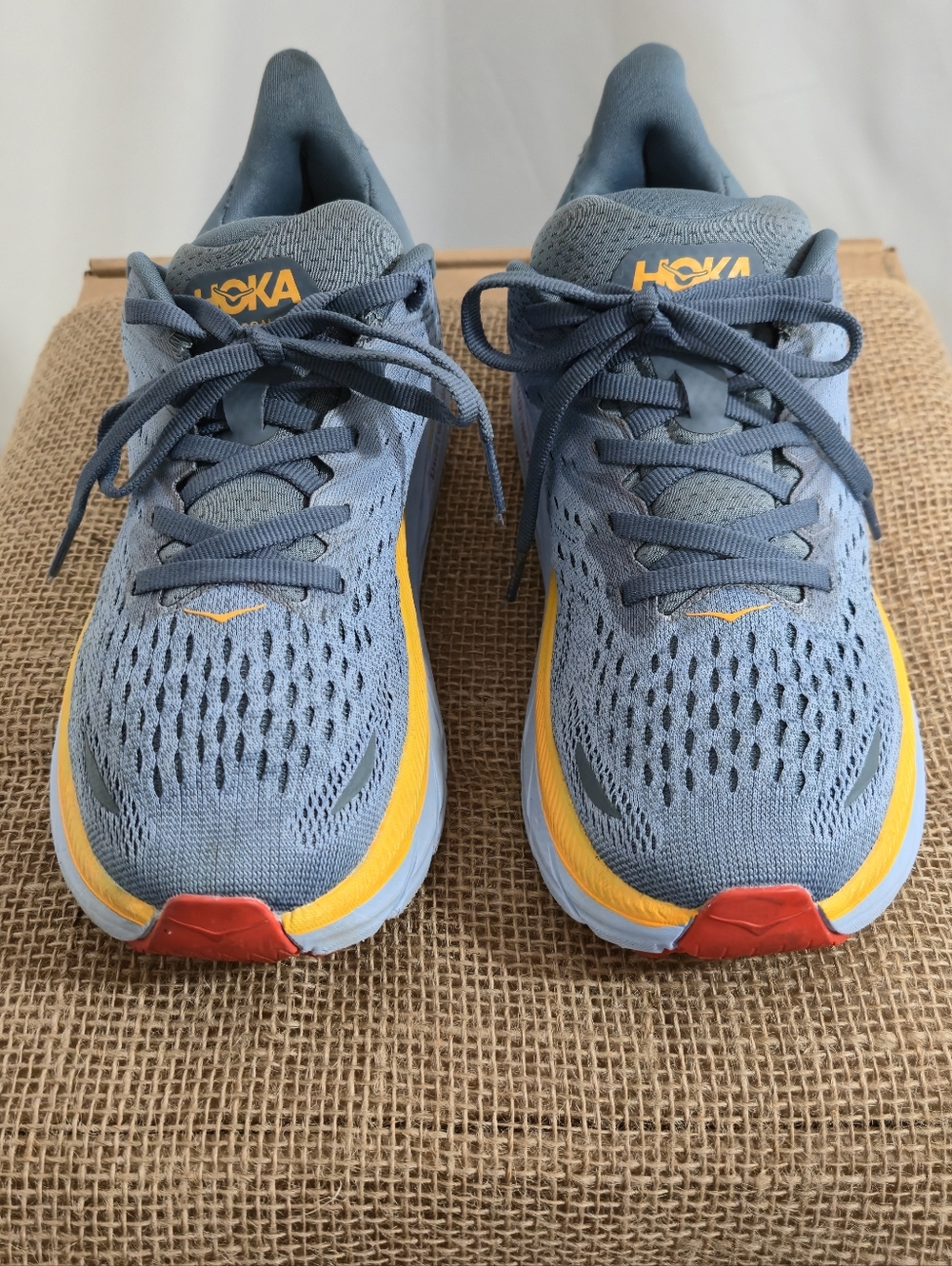 Hoka Blue & Yellow Road Running Shoes